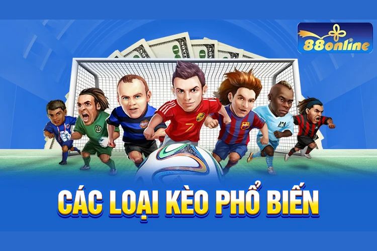 Danh sách các kèo thể thao 88online phổ biến